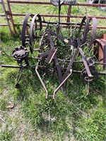 Antique one row cultivator.