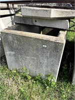 Concrete, automatic, waterer, trough planter, 32”