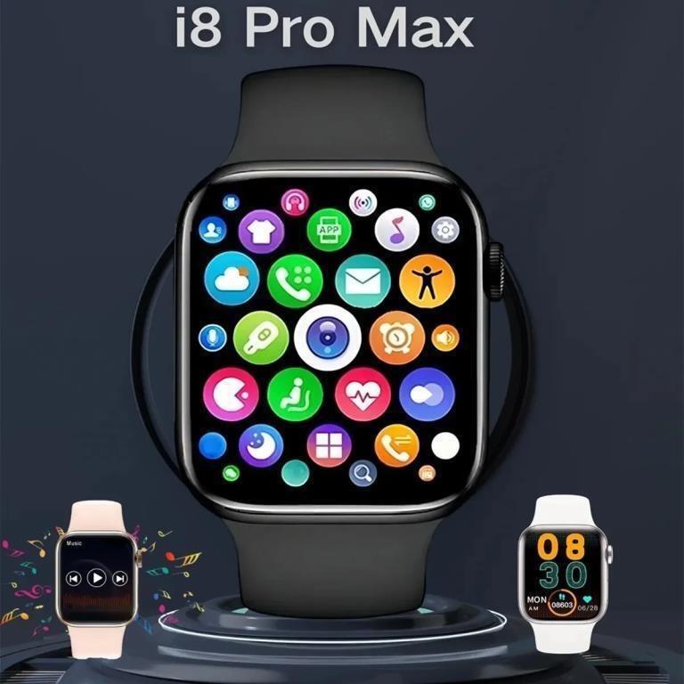 Pink I8 pro max 2024 smart watch