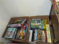 2 boxes of puzzles