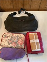 travel bags and purse