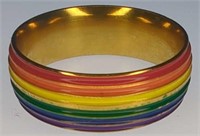 Rainbow Ring size 11.75