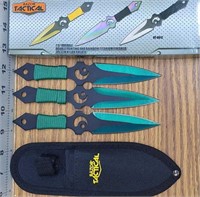 Razor tactical throwing knives