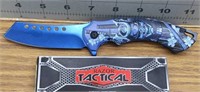 Razor tactical blue demon pocket knife
