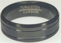 Tungsten carbide ring size 11.75