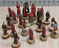 Renaissance chess pieces *** some damage*** see