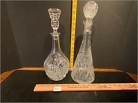 2 Crystal Decaners Unmarked