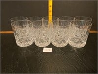9 Waterford Lismore Rocks Cocktail Glasses