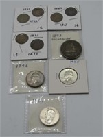 U.S. COINS & 1893 COLUMBIAN HALF: