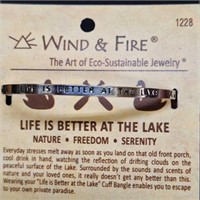 Wind&Fire Life is better at the Lake bracelet