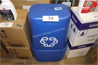 12- small recycling bins