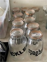 Set of 11 Storage Jars