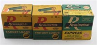 (3) full boxes of vintage 12 gauge shotgun