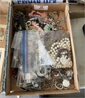 Flat of Assorted Jewelry Sets and Misc.