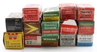 (14) boxes of miscellaneous .22 long ammo by
