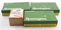 (3) boxes of Remington 6.5 x 55 Swedish and (1)