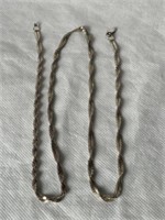 Large Herringbone Necklace