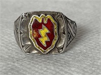 Vintage Men's Emblem Ring