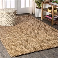 JONATHAN Y Espina Hand Woven 8'x10' Jute Bohemian