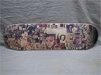 Vintage Customized Newspaper Skateboard W/No