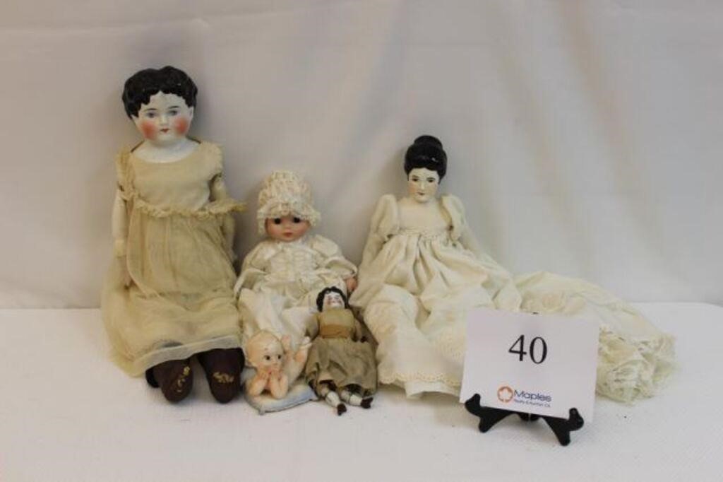 VINTAGE PORCELAIN DOLLS