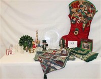 TABLECLOTHS, RUNNER, PLACEMATS, GIANT STOCKING, PL