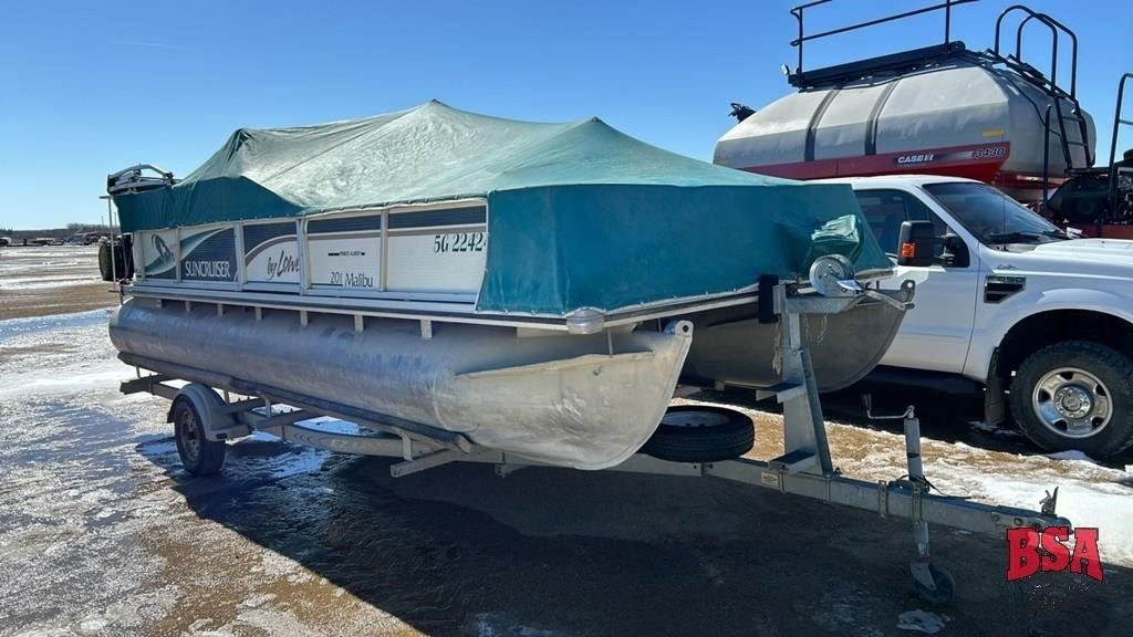 1999 Suncruiser 201 Malibu 24' Pontoon Boat