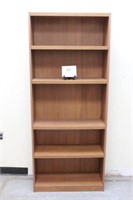 BOOKCASE WITH ADJUSTABLE SHELVES 71" TALL, 30" WID