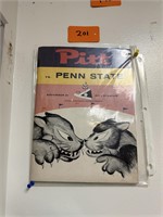 Vintage 1959 Pitt vs Penn State Football Program