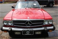 1978 MERCEDES BENZ MODEL 450 2DR HARD TOP CONVERTI