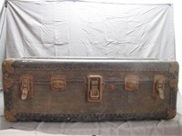 Antique Steamer Storage Trunk