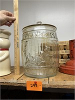 Antique Large Planters Peanut Store Jar