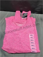 Long Sleeve Heather Pink Shirt SM