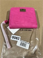 New Valentia Pink Leather cigar case clutch