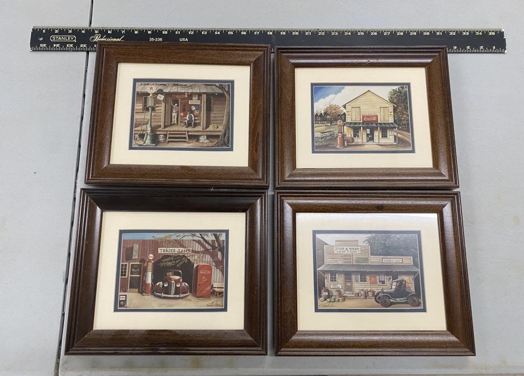 Group of Country Store Framed Prints