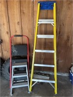 Werner 6ft Ladder & 2 Step Ladders