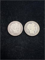 1912 D & 1914 D Barber Dimes