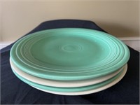 (4) Fiestaware 10-1/4" Dinner Plates