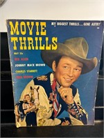 Vintage Roy Rogers Movie Thrills Magazine Book