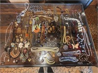 Estate lot  of misc costume jewelry