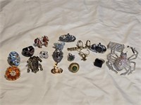 Estate Lot of Beautiful Costume Jewelry Rings