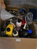 Box Lot of Chemicals (Garage)