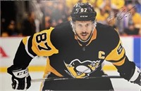 Penguins Sidney Crosby Signed 11x17 with COA