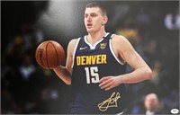 Nuggets Nikola Jokic Signed 11x17 with COA