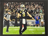 Saints Drew Brees Signed 11x14 with COA