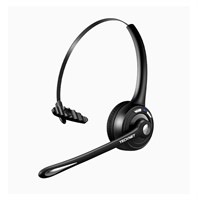 ($39) Bluetooth Headset, TECKNET Wireless On Ear