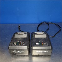 (2) Snap-On Lithium Chargers - one missing cord