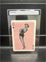 Vintage Marilyn Monroe Playing Card 8 Diamonds