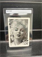 Vintage Marilyn Monroe Playing Card Ace of Spades