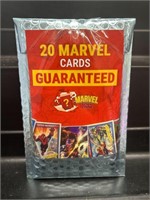 Marvel Comics Mystery Pack-20 Cards-SIlver